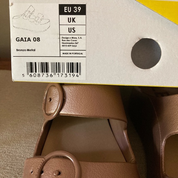 Lemon Jelly Sandal, Size 7.5US 39UK, Bronze Metal - Picture 8 of 11